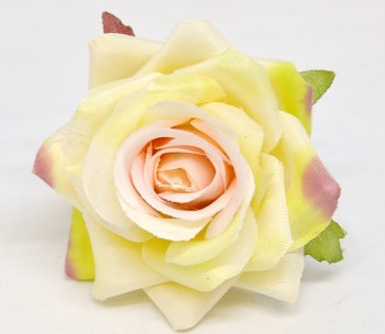 Umělá květina Růže Scarlett růžovozelená