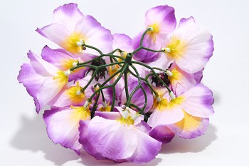 Umělá květina Hortenzie tmavě fialová 