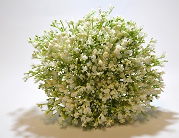 Umělá květina Gypsohila bílá kytice