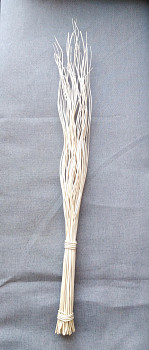sušené květiny KROUCENÉ VĚTVE BĚLENÉ