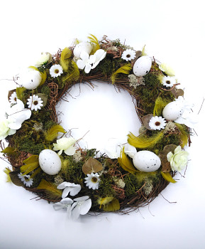 Velikonoční věnec NA MECHU