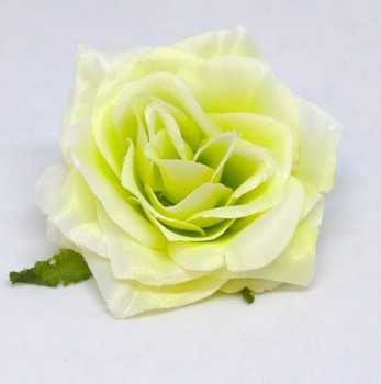 Umělá květina Růže scarlett zelená
