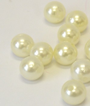 Dekorační perly krémové 20mm         