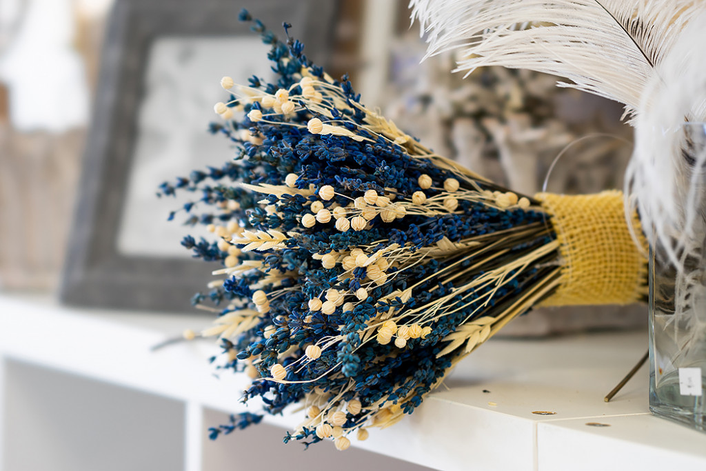 Sušená kytice LEVANDULE A LEN |ATELIER ROMANTICA