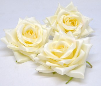 Umělá květina Růže Tamara cream