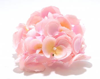 Umělá květina Hortenzie světle růžová