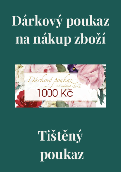 Dárkový poukaz tištěný, 1.000,- KČ 