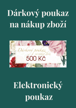 Dárkový poukaz elektronický, 500,- KČ 