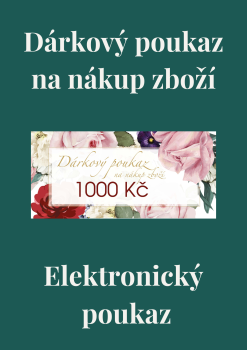 Dárkový poukaz elektronický, 1.000,- KČ