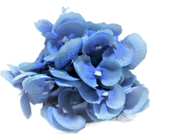 Umělá květina Hortenzie modrá