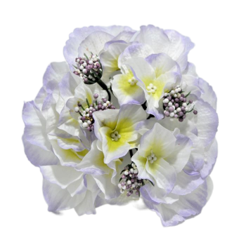 Umělá květina Hortenzie světle fialová