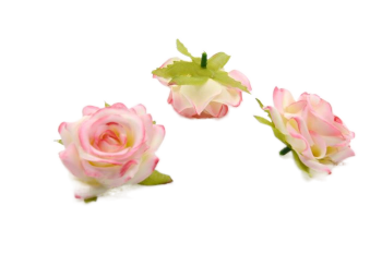 Umělá květina Růže Small horn růžová
