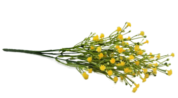 Umělá květina Gypsohila žlutá