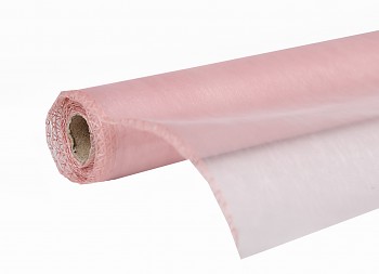 Dekorační organza STARORŮŽOVÁ 48,5 cm