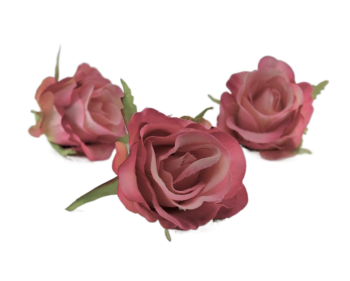 Umělá květina Růže růžové poupě