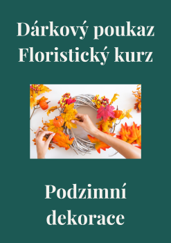 Dárkový poukaz Floristický kurz Podzimní dekorace 